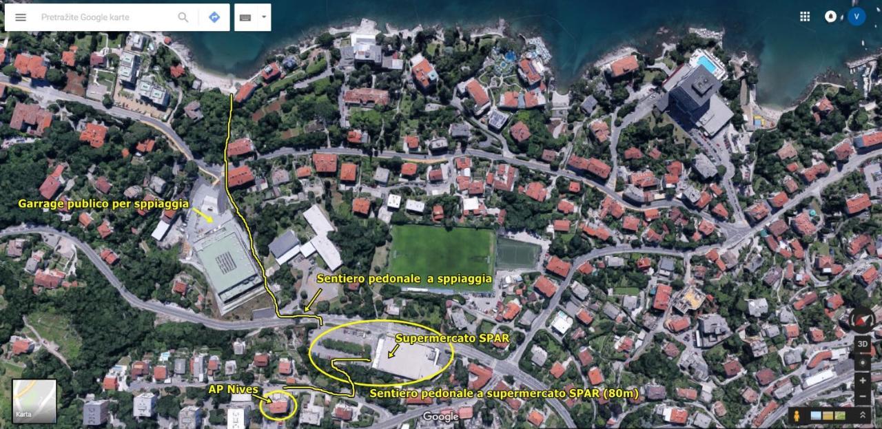 Apartment Nives Opatija Exterior foto